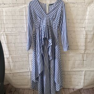 Stripe high low top